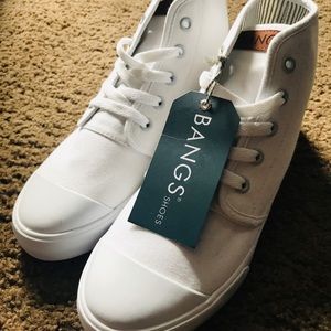 BANGS White Hi-Tops